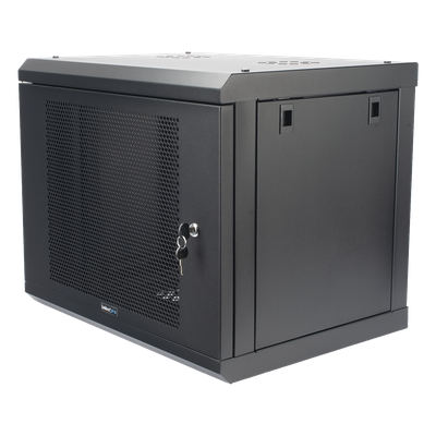 Gabinete de Pared 9U / 19'' / 455 mm (17.9'') Profundidad / Acero Reforzado / Carga 80 kg