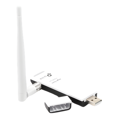 Adaptador USB Wi-Fi / 150 Mbps / 2.4 GHz / Antena Desmontable 4 dBi / USB 2.0