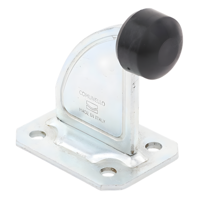 Tope de Paro / Acero Galvanizado con Tapón Nylon / Impacto 200 kg / 0.72 kg / Fijación por Taquetes