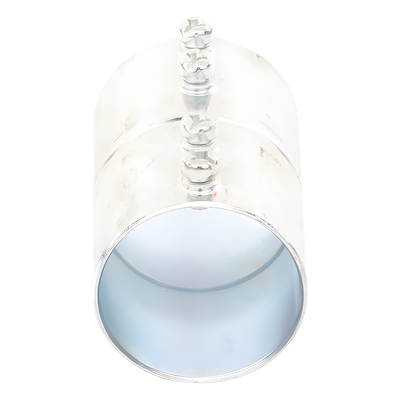 Cople Roscado Con Tornillo / 1 1/2" (41 mm) / Acero Galvanizado / Espesor Pared 1.65 mm / NPT / Uso Interior Seco