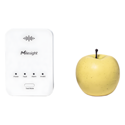 Sensor Detector de Fugas de Gas LoRaWAN / Alarma 85 dB / Salida de Relé y Válvula Solenoide / 800 Registros