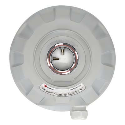 Adaptador TwistPort / Frecuencia 5180-6400 MHz / Aluminio Fundido / Instalación Sin Herramientas / Uso en Exteriores