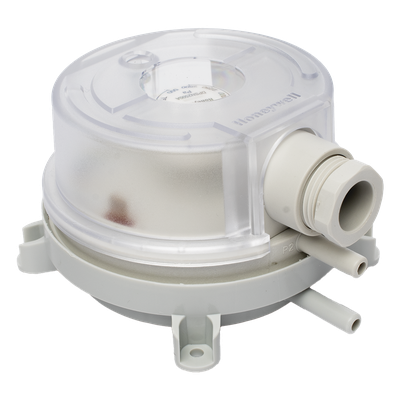 Presostato Diferencial de Aire / Rango Ajustable 500 a 2500 Pa / Contacto SPDT 1.5 A / IP54 / Incluye Manguera 2 m (6.6 ft)