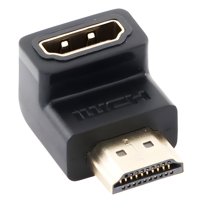 Adaptador HDMI / 90° Hacia Abajo / 4K@60Hz / Macho a Hembra / HDMI 2.0 / Compacto