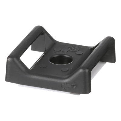 Sujetador para Cable con Adhesivo / 28.5 x 28.5 mm (1.12 x 1.12 in) / Nylon 6.6 / Interior / Paquete 100 pz