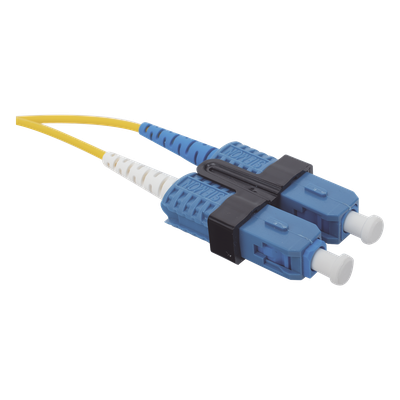 Jumper de Fibra Óptica / Monomodo OS2 / LC/UPC-SC/UPC Duplex / OFNR / 5 m (16.40 pies) / Amarillo