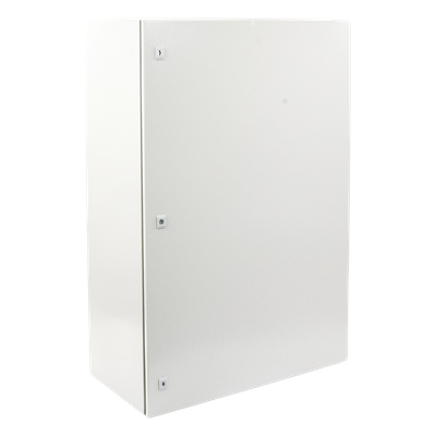 Gabinete de Acero IP66 / IK10 / 800 x 1200 x 400 mm (31.5 x 47.2 x 15.7 in) / Carga 120 kg / Placa Trasera Metálica / Cerradura con Llave