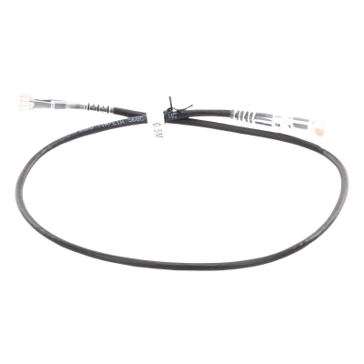 Cable de Parcheo Slim UTP / Cat6A / 0.5 m (1.64 ft) / 28 AWG / Negro