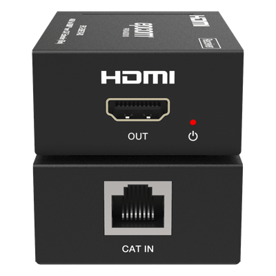 Splitter Extensor HDMI 1x4 / 4K@60Hz / Transmisión 60 m (196.9 ft) / Cable Cat6 / EDID / HDCP 2.2 / Salida Loop