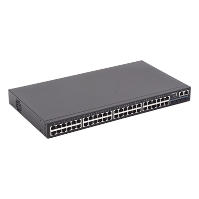 Switch Administrable Stackeable Capa 3 / 48 Puertos Gigabit / 4 Puertos 10G SFP+ / Tela 176 Gbps