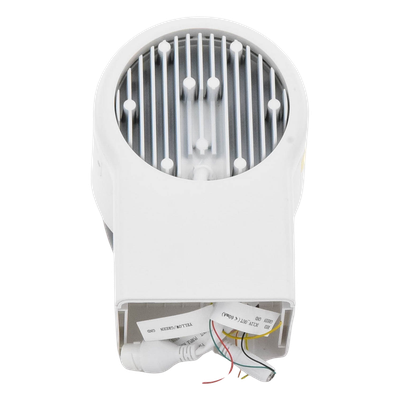 Domo PTZ IP / 4 Megapixel / 4X Zoom Óptico / IR EXIR 50 m (164 ft) / WDR 120 dB / AcuSense / Luz Estroboscópica y Sirena / PoE+ / IP66