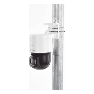Cámara Domo PT IP / 4 Megapixel / Lente F1.0 / Luz Blanca 30 m (98.4 ft) / Audio Bidireccional / PoE / IP66