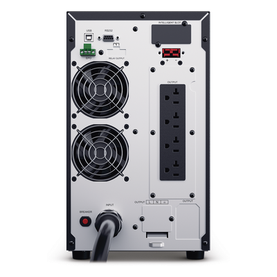 UPS Online Doble Conversión / 3000 VA / 2700 W / Factor de Potencia 0.9 / Onda Senoidal Pura / Torre / 5 Tomas NEMA / SNMP Remoto