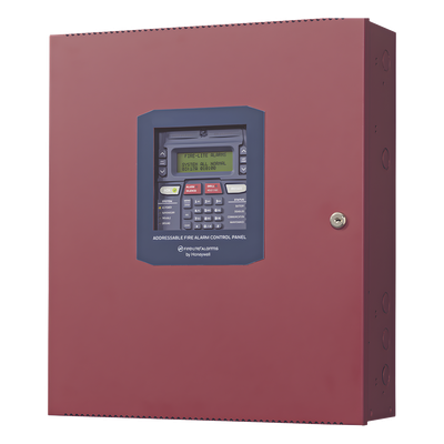 Panel Direccionable de Detección de Incendio / 50 Puntos / 1 Lazo SLC / Comunicador Dual IP/POTS / 3,000 m (10,000 ft) / 2 Circuitos NAC / LCD 80 Caracteres