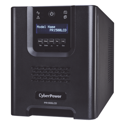 UPS Línea Interactiva / 1500 VA / 1500 W / Factor de Potencia 1.0 / Onda Senoidal Pura / 8 Tomas NEMA 5-15R / 15.1 min Respaldo / Mini Torre