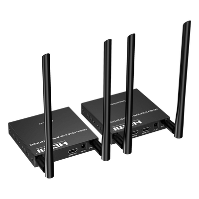 Extensor HDMI Inalámbrico / 4K@60Hz 4096x2160 / KVM Integrado / Banda 5G / Alcance 50 m (164 ft) / 1 a 4 Pantallas