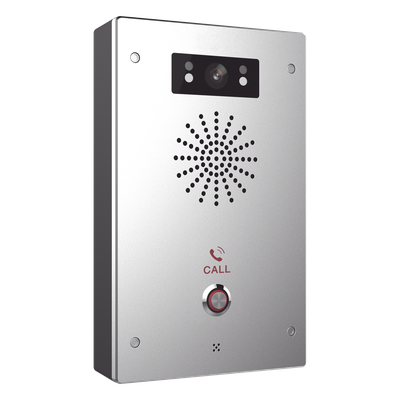 Video Intercomunicador IP / 2 Líneas SIP / Cámara 2 Megapixel / IR Nocturno / IP65 / IK10 / PoE / -40°C a 70°C