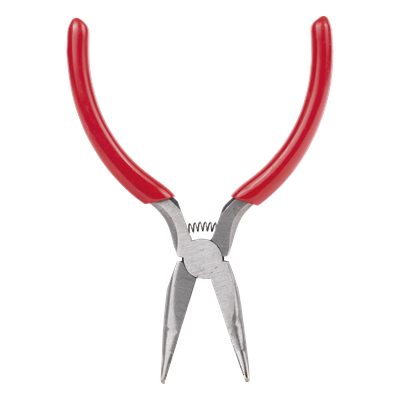 Pinza Punta Curva / 5 pulgadas / Mango Forrado Plástico / Diseño Ergonómico