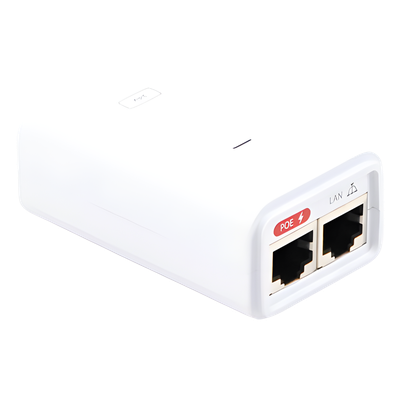 Adaptador PoE / Gigabit 10/100/1000 Mbps / 24 VDC 0.3 A / Protección ESD / 72 x 45 x 33 mm / Interior