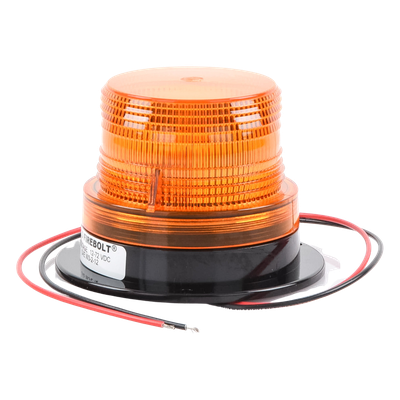 Estrobo LED Ámbar / Bajo Perfil / 2 Joules / 12-72 Vcc / 2 W / 12.7 x 9.1 cm