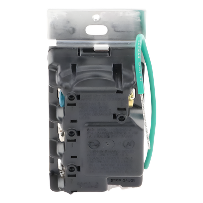 Apagador Electrónico / 8 A Iluminación / 1/4 HP Motor / 120 V / Neutro Requerido / RadioRA 3