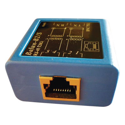Balun E1 / Adaptador BNC 75Ω a RJ45 120Ω / 2048 kbps / ITU G.703 / Sin alimentación