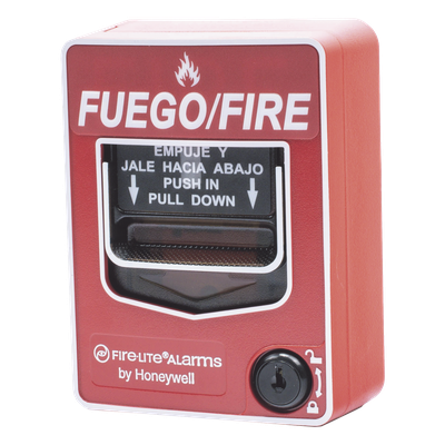 Estación Manual de Incendio Inalámbrica / Direccionable / Doble Acción / Bilingüe Español-Inglés / Red Mesh Swift