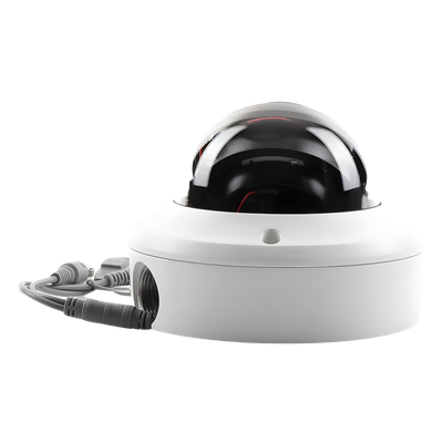 Domo TURBOHD 5 Megapixel / Lente Motorizado 2.7 - 13.5 mm / IR EXIR 40 mts (131 ft) / TVI-AHD-CVI-CVBS / IK10 / IP67 / dWDR / 12 Vcc / 24 VCA