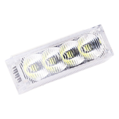 Módulo LED de Reemplazo / 4 LEDs Ámbar Alta Intensidad / Compatible Barras X67 / Exterior / Bajo Consumo