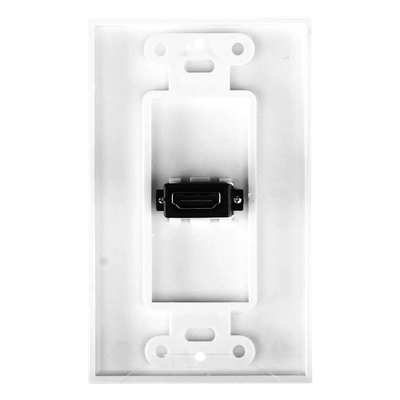Placa de Pared / 1 Puerto HDMI Hembra-Hembra / Montaje Vertical / 70 x 115 mm / 2.75' x 4.52'