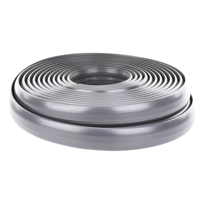 Canaleta flexible de piso / PVC autoextinguible / 100kg carga / 305mm² / 2.5m (8.2ft) / -20°C a +80°C
