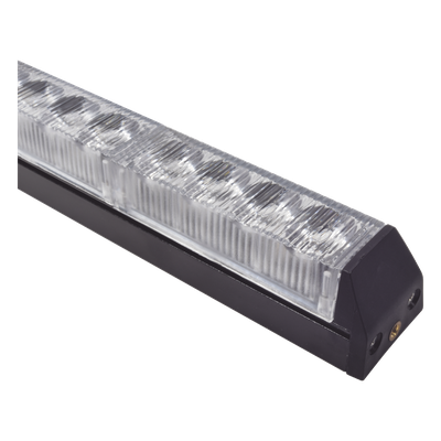Barra de Luz de Advertencia / 8 Módulos / 32 LED Gen III / 4 Patrones de Destello / 75 cm (29.5 ft) / 10-16 VCC / 3 A Máx.