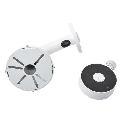 Montaje Universal de Pared / Caja de Conexiones / Cámaras Domo y Bala / Capacidad 4.5 kg / Interior y Exterior
