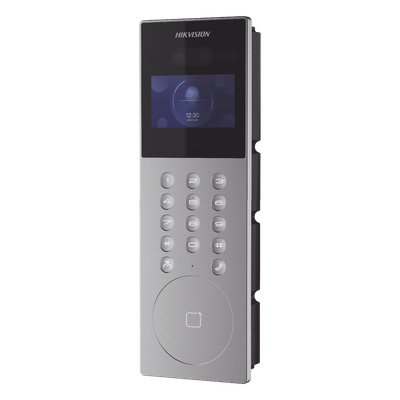 Videoportero IP Multiapartamento / 1080p HD / Reconocimiento Facial IA / Pantalla 4.3' / 5,000 Rostros / 25,000 Tarjetas / IP65 / 500 Departamentos / 9 Frentes de Calle