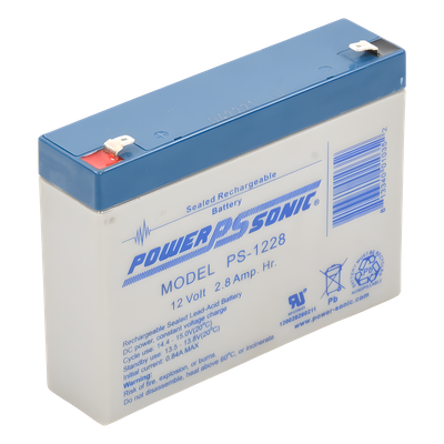 Batería de Respaldo AGM/VRLA / 12V 2.8Ah / Terminales F1 / Vida Útil 5 Años / Certificación UL
