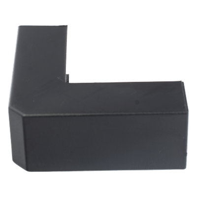 Esquinero Exterior / PVC Autoxtinguible / Negro / Para Canaleta TMK-1720-N-CC