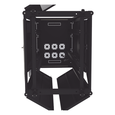 Gabinete Rack 19" / 42UR / 800 x 1000 mm / Acero / Carga 1268 kg / Puerta con Cristal Templado