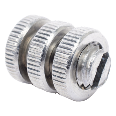 Abrazadera para Cerco Eléctrico / Doble Nivel de Sujeción / Aluminio Anticorrosión / Sin Herramientas / Cable hasta 2.5 mm