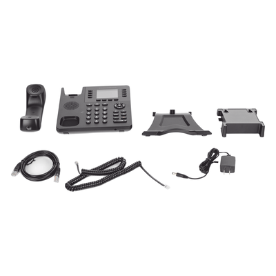 Teléfono IP Empresarial / 8 Líneas SIP / 4 Cuentas Simultáneas / Gigabit Dual / Bluetooth / PoE / Pantalla LCD 2.8 pulgadas