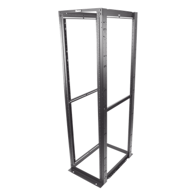 Rack de Cuatro Postes / 45 Unidades de Rack / 19" EIA / Carga 2500 lbs (1134 kg) / Profundidad 762 mm (30 in) / Rieles Numerados Roscados #12-24
