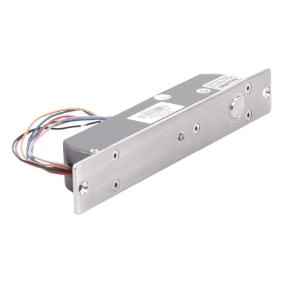 Cerradura de Perno Eléctrico / 2000 kg de Fuerza de Sujeción / Fail Safe / Sensor de Puerta NC/NO/COM / Retardo 0-9 s / 12 VCC