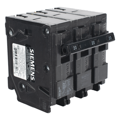 Interruptor Automático Enchufable / 3 Polos / 20 A / 240 V AC / 10 kA / UL 489