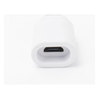 Adaptador de Conexión / Micro USB a USB-C / Compatible Panel Solar y Cámara Batería / Plástico Resistente