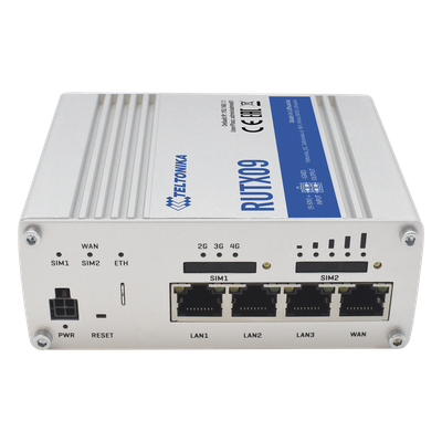 Router Industrial LTE 4.5G Cat 6 / 300 Mbps / 4 Puertos Gigabit / Dual SIM / GNSS / PoE / -40°F a 167°F