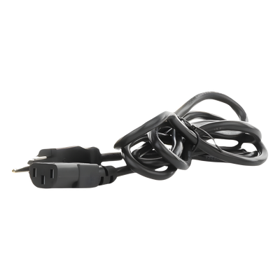 Cable de Alimentación Eléctrica / 110-240 VCA / 1.5 m (4.92 ft) / IEC 320C13 / NEMA 5-15P / Trifásico con Tierra