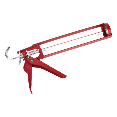 Pistola Calafateadora / 9" (228.6 mm) / Mango Aluminio y Marco Acero / Cartuchos Estándar 216 x 50 mm / Gatillo Ajustable / Espiga Gancho