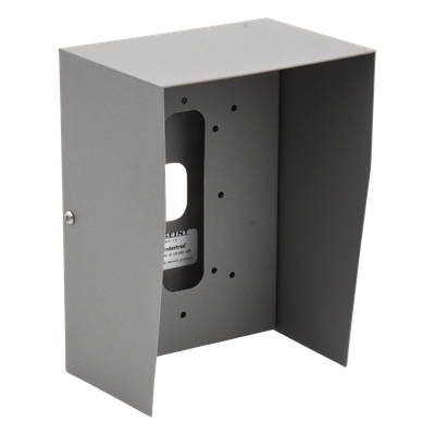 Cubierta Protectora Industrial / Acero Calibre 18 / Pintura Electrostática Gris / 1.38 kg / Montaje en Poste Tubular
