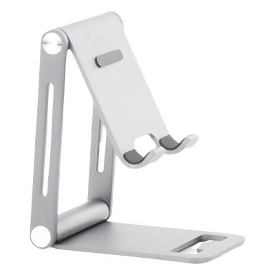 Soporte para Teléfono Celular / Aluminio / Ajustable / Plegable / 4.7'' a 7.9'' / Antideslizante