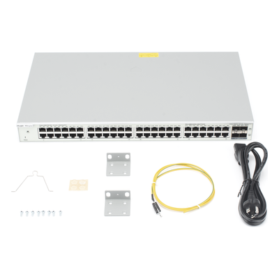 Switch Administrable Capa 2+ / 48 Puertos Gigabit / 4 SFP+ 10Gb / Conmutación 176 Gb/s / Gestión en la Nube
