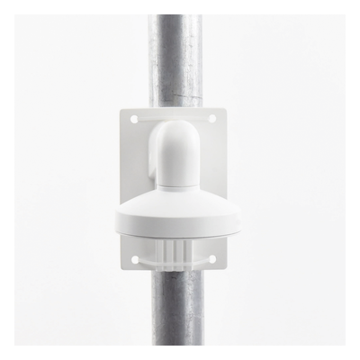 Montaje de Pared para Exterior / Aleación de Aluminio / 132x183.5x228.5 mm / 0.87 kg / Blanco / 5.2x7.2x9.0 pulgadas